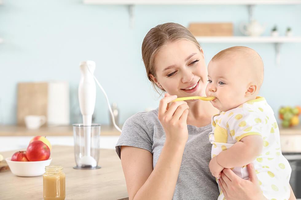 Healthy pre-cooked frozen Baby Food Delivered: making a new parent's life easier.