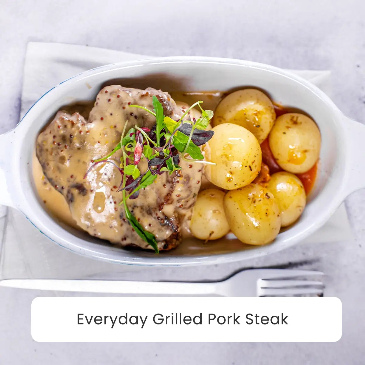 Everyday Meal - Grilled Pork Steak