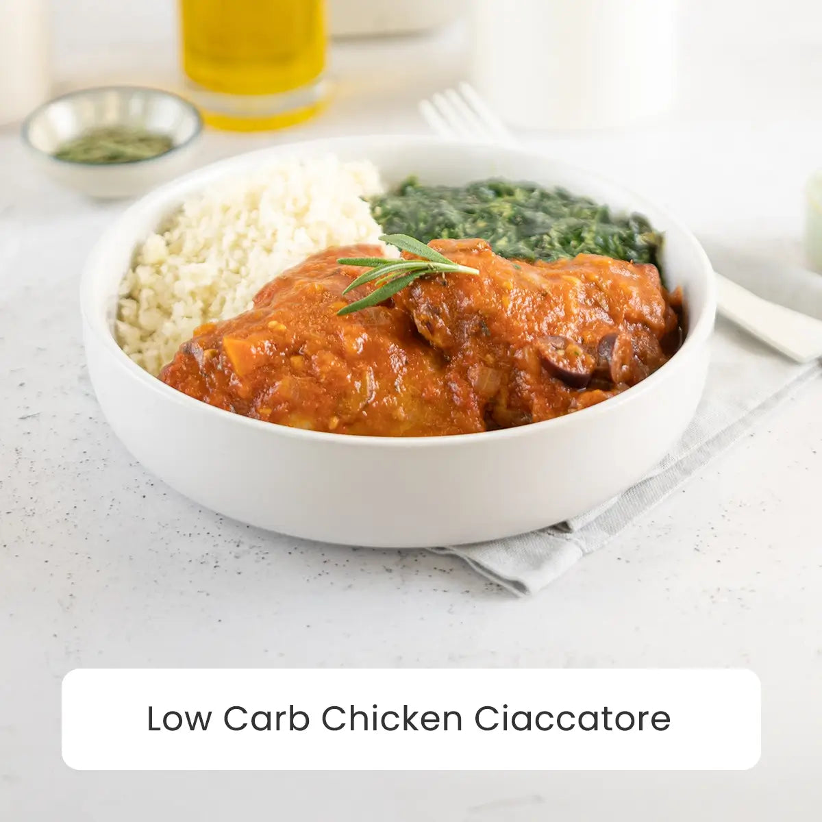 Low Carb Meal - Chicken Cacciatore