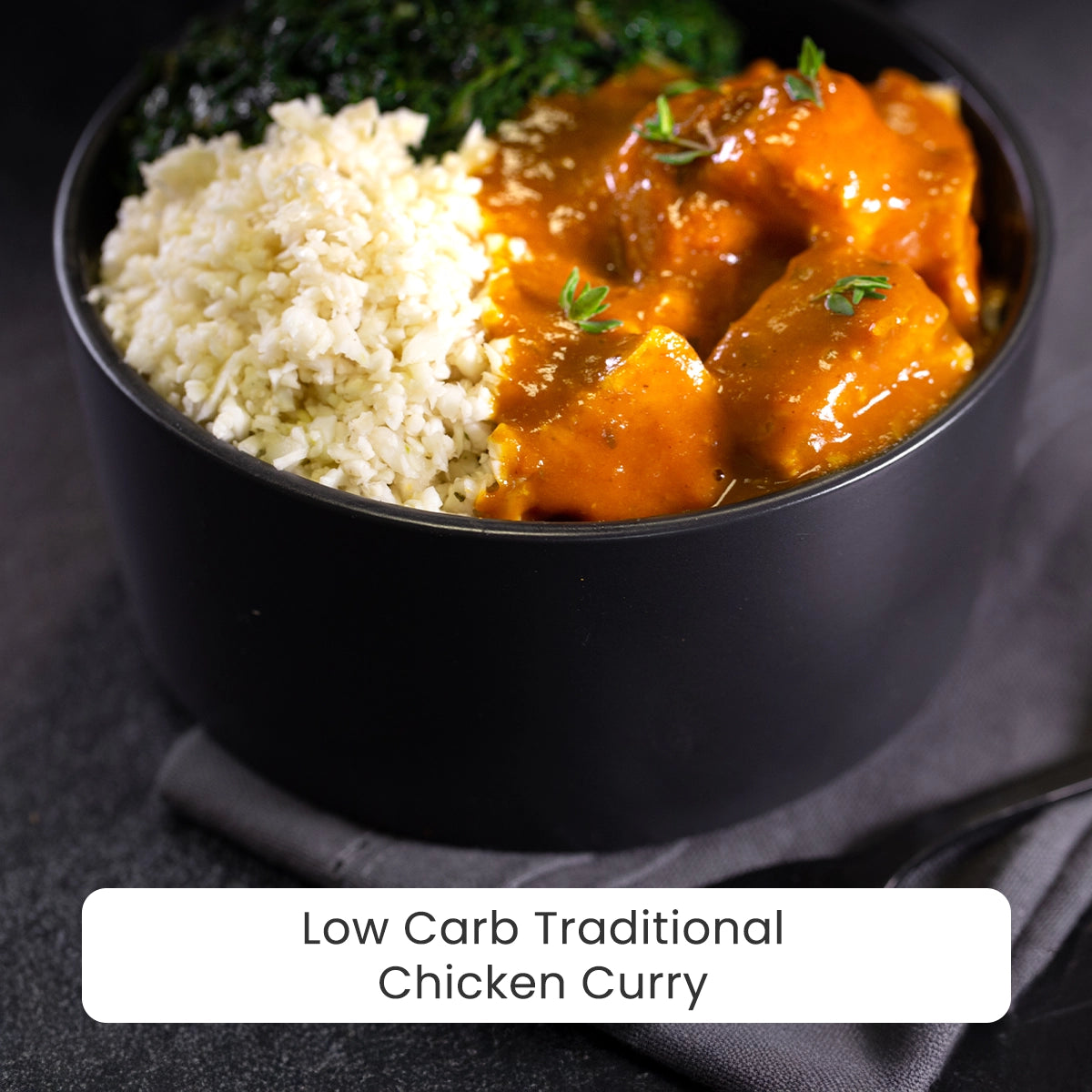 Low Carb Meal - Traditional Chicken Curry