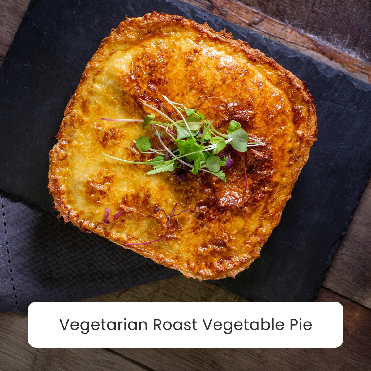 Vegetarian Meal - Roast Vegetable Pie