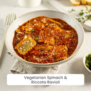 Vegetarian Meal - Spinach & Ricotta Ravioli